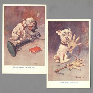 (2) Bonzo Dog Postcards - I’m Not Arguing & That’s What - Rps Series 1002 & 1005