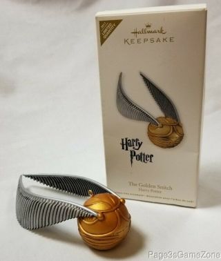Hallmark The Golden Snitch Harry Potter 2011 Keepsake Ornament Quidditch