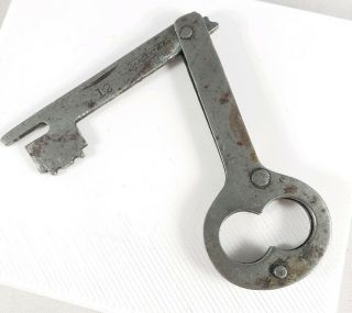 Rare Vintage - Antique Sargent & Greenleaf Inc.  Folding Key