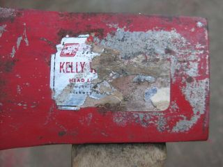 Vintage 2 1/4 Lb.  Kelly Woodslasher boys axe. 4