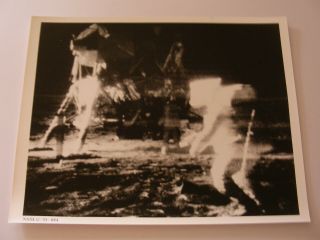 Apollo 11 Moon Landing Day 1 Lunar Module EVA TV Camera 8x10 Vintage NASA Photo 2