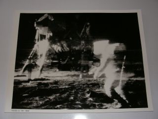 Apollo 11 Moon Landing Day 1 Lunar Module EVA TV Camera 8x10 Vintage NASA Photo 3