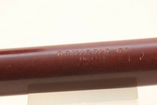 Vintage Osmiroid No.  65 Lever Fill Burgundy Marble Shorthand Fountain Pen 4