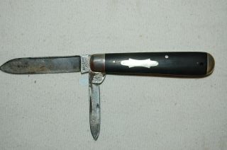 Antique 2 Blade Hammer Brand Jack Knife