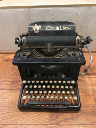 Antique L.  C.  Smith & Bros.  No.  2 ? Typewriter