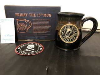 Death Wish Coffee Rare 2017 Halloween Friday The 13th Jack Ankerson Mug Bundle