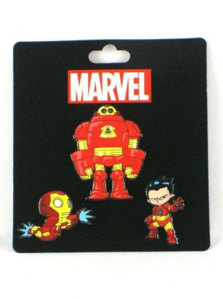 Iron Man 3 - Pack Pin Set Nycc Exclusive Scottie Young 2015 Comic Con Marvel