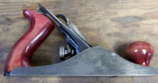 VINTAGE Hand Plane - MADE in USA - DUTY on blade - No.  3 size plane 2