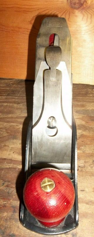 VINTAGE Hand Plane - MADE in USA - DUTY on blade - No.  3 size plane 4