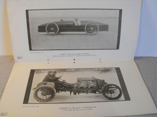Vintage 1906 Pages From The Burr Mcintosh Monthly Ormond Auto Race
