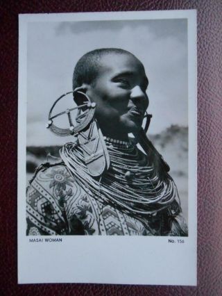 Masai Woman Earrings - Sapra Studio Nairobi Kenya Africa Ethnic Rp C1950s 156