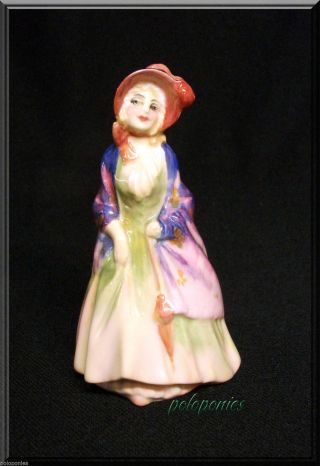 Royal Doulton Paisley Shawl Miniature Figurine M4 - Retired 1945