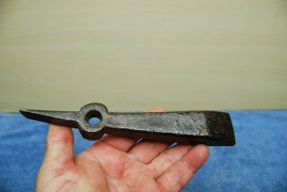 Antique Primitive Hand Forged Blacksmith Dengel Anvil Iron Stock Tool 2