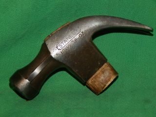 Vintage Hand Tool,  Stanley 101 - 1/2,  Claw Hammer Head 16 Oz.