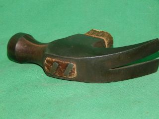 Vintage Hand Tool,  Stanley 101 - 1/2,  Claw Hammer Head 16 oz. 2