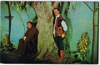 Ontario Postcard Niagara Falls Russauds English Wax Museum Robin Hood Friar Tuck