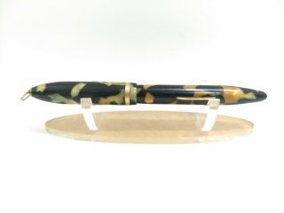 Sheaffer Balance Pen,  Ring Cap,  5 - 30 Nib,  Lever Fill,  Black W/ Pearl,  Unrestored