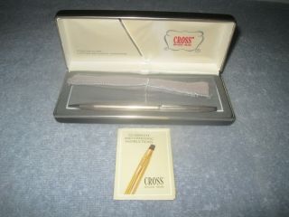 Vintage Sterling Silver Cross Mechanical Pencil.