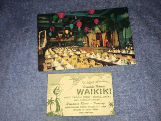 Vintage Postcard Honolulu Harry 