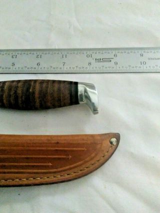 Vintage CASE XX 366 Fixed Blade Knife With Sheath 1964 - 1969 2