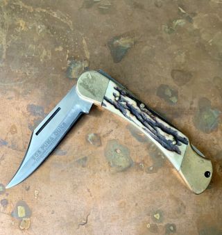 1983 Puma Stag " Duke " Folding German Knife Hand Made -