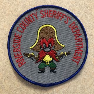 Riverside County Ca Sheriff - Yosemite Sam Patch