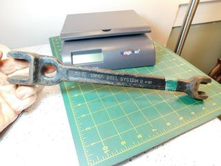 Vtg.  13 " M.  Klein & Sons Cat.  3146a Bell System B 4 - 69 Linesman Multi - Tool Wrench