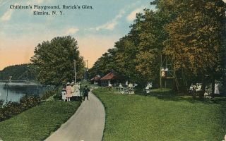 Elmira Ny – Children’s Playground Rorick’s Glen - 1915