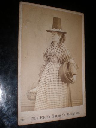 Cdv Old Photograph Wales The Welsh Farmer 