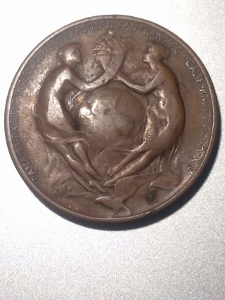 1915 Panama Pacific International Exposition PPIE Bronze Medal 3