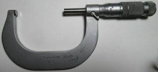 Brown,  Sharpe 2 - 3 " Micrometer,  Carbide, .  0001