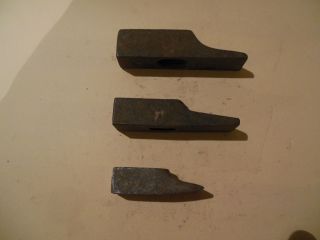 3 - French Pattern Blacksmith Forging Hammer 1 Lbs & 0.  8 Lbs & 0.  5 Lbs (o)