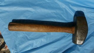 Vintage ATHA 3 lbs Sledge Lump Tappered Hammer,  Blacksmith Tool,  Wooden Handle 3