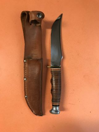 Kabar 1237 Usa Fixed Blade Knife With Sheath