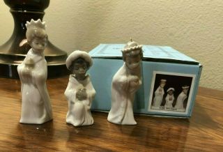 Lladro 5729 Nativity Mini Figurines Ornaments Three Kings Reyes