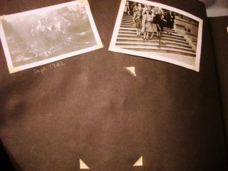 Vintage Photo Album with Black & White Photos 1940 ' s and Blank Pages 4