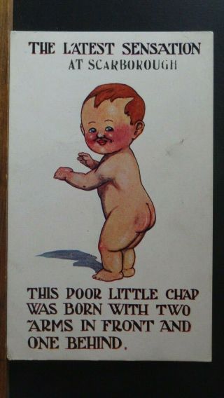 Donald Mcgill Comic Postcard: Scarborough & Children Humour