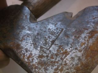 Vintage Plumb Victory Half Broad Axe Hatchet With Octagonal Hammer And Nail Pull 5