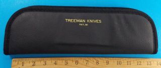 Treeman Knives Ray,  Mi Vinyl Knife Pouch Padded 14 " Rhett Stidham Estate
