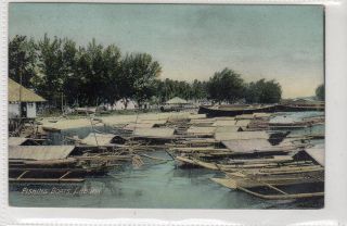 Fishing Boats,  Labuan: Malaya Postcard (c39664)