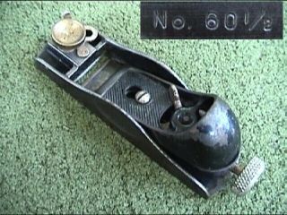 ☆ Stanley Notched Logo No 60 1/2 Low Angle Adjustable Mouth Block Plane ☆