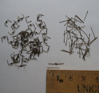 100 Antique Style Assorted Pin Connector Parts Hang Prism For Lamp Chandelier