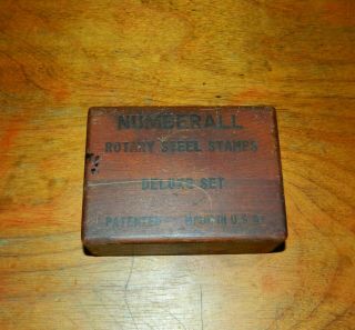 Numberall - Punch - Stamp - Rotarty Steel Stamps - Complete Deluxe Set - Letter & Number