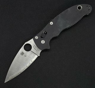 Spyderco Manix 2 Black Folding Pocket Knife