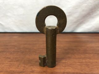 Old House Attic Find Vintage Hardware 1800’s Old Brass Padlock Antique Lock Key