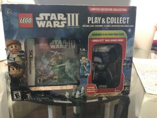 Lego Star Wars Iii Nintendo Ds Play & Collect With Jango Fett Funko Pop