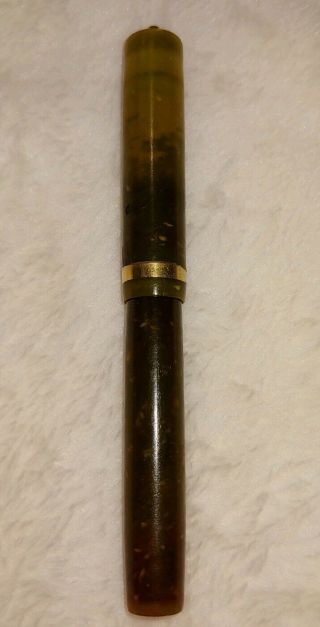 Pre 1920 Sheaffer Lever Fill Flat Ring Top Fountain Pen with Lifetime Nib 2