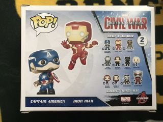 Funko Pop Marvel Civil War Funko Pop Vision.  Captain America Iron Man 4