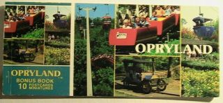 Nashville Tn Opryland Usa Theme Park 10 Diff Postcard Booklet 1987