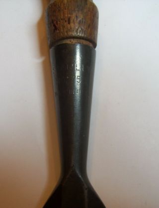 vintage 1  Stanley No.  750 beveled edge socket chisel,  made in USA 2